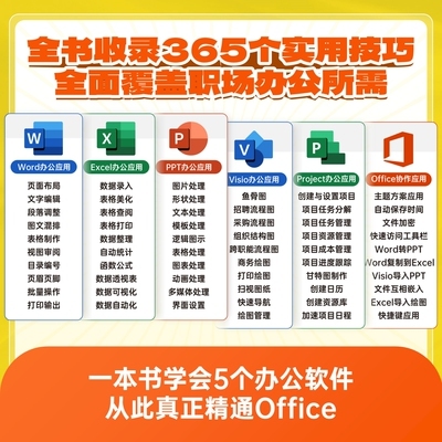 高效辦公四劍客 Word、Excel、Visio與Project的協同與賦能